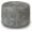 Gray, variant on Thgonwid Unstuffed 16.5*12.5 inch Vegan Leather Pouf, Matte Coffee