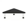 thumbnail image 4 of Furinno Turn-N-Tube Corner Monitor Riser Stand, Americano, Stainless Steel Tubes, 4 of 8