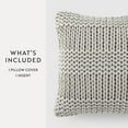 thumbnail image 6 of Chunky Knit Throw Pillow by Comfort Canopy, 6 of 11