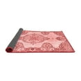 thumbnail image 2 of Ahgly Company Indoor Square Medallion Red Traditional Area Rugs, 6' Square, 2 of 4