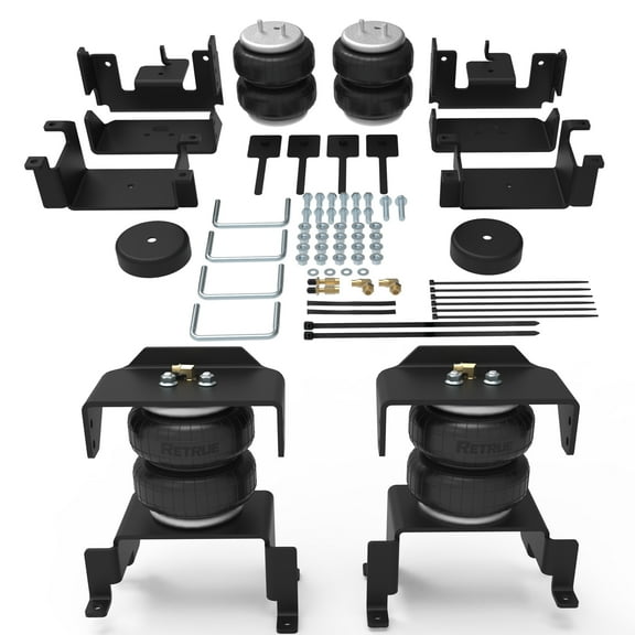 RETRUE Rear Air Bags Suspension Kit for 2009-2014 Ford F150 Truck Towing, 5000 Lbs of Load Leveling Capacity, Replacement for Firestone 2525 Ride Rite Airbags for Trucks Rear Suspension