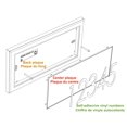 thumbnail image 2 of PRO-DF Modern Rectangular Address Plaque, 2 of 7