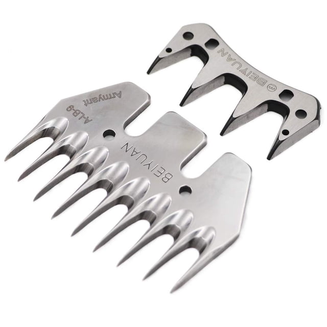 Professional Shearing Equipment, Precision Cutting Replacement Blades for Long Tooth Comb, High Efficiency Stainless Steel Sheep Clipper Shears (1pcs)