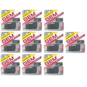 Personna Gem Super Stainless Steel Refill Blades, 10 ct. (Pack of 10)