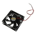 thumbnail image 3 of Ventilador de CPU Ordenador Portátil de PC Accesorios 80m m 2Winner 2Pin 8025 Sunnimix Ventilador de refrigeración de la caja de la computadora, 3 of 7