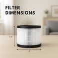 thumbnail image 3 of BS-03 HEPA Filter Compatible with Partu Air Purifier 2 Packs, 3 of 6