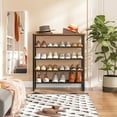 thumbnail image 5 of HOOBRO 29.5" Shoe Rack 5-Tier Shoes Storage Organizer Shelf for 16-20 Pairs Entryway Hallway BF58XJ01, 5 of 9