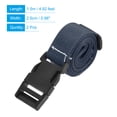 thumbnail image 2 of Unique Bargains Luggage Straps Travel Adjustable Suitcase Belt with Quick Release Buckle Navy Blue, 2 of 5