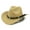 Camel, variant on Walbest Unisex Fashion Rivet Roll Up Wide Brim Felt Western Cowboy Cowgirl Hat Sombrero Jazz Cap