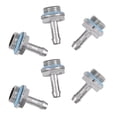 thumbnail image 1 of Barb Raccords-6 Pcs PC Refroidissement à l'eau Raccord à Deux Touches G1/4 Filetage Connecteur Barb pour Tube(11mm), 1 of 5