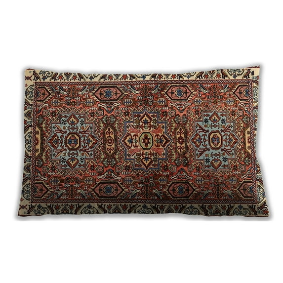 Ahgly Company Outdoor Rectangular Traditional Lumbar Throw Pillow, 13 inch by 19 inch