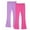 A3, variant on HAOTAGS Big Girls 2PC Leggings (3-14), High Waist Flared Pants Casual Yoga Pants Daily Pants Pink 9 Years