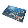 thumbnail image 3 of CADecor underwater cartoon turtles and fish Non-Slip Bath Rug Bath Mat Rug Doormat 30x18 inches, 3 of 3