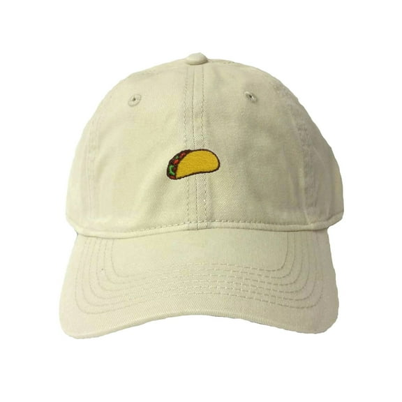 Go All Out Adult Taco Embroidered Deluxe Dad Hat