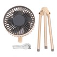 thumbnail image 2 of Mini ventilador de trípode para acampar ventilador para acampar al aire libre 2000mAh para exteriores ANGGREK  Otros, 2 of 8