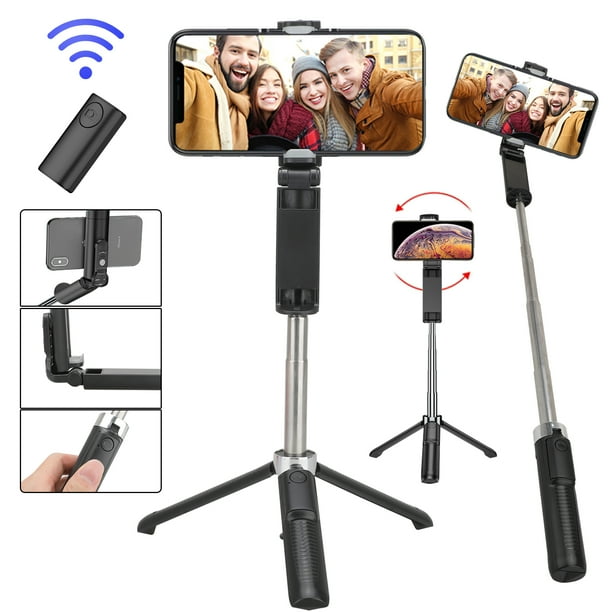 Selfie Stick 360° Rotation, Extendable Selfie Stick Tripod with