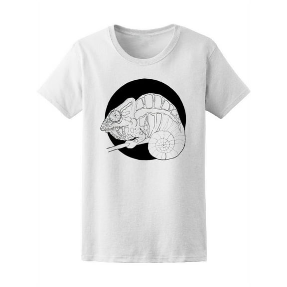 Chameleon On Branch T-Shirt Women -Image by Shutterstock, Female Small