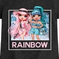 thumbnail image 3 of Rainbow High - Blue Leaf Frame - Toddler & Youth Girls Short Sleeve Graphic T-Shirt, 3 of 5