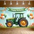 thumbnail image 5 of Tractor Birthday Banner Colorful Balloons Party Decoration Farm Theme for Kids Party Birthday Celebration Outdoor Event, 5 of 8