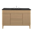 thumbnail image 5 of Modway Render 48" Single Sink Bathroom Vanity in Oak Black, 5 of 10