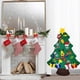 thumbnail image 5 of Árbol de Navidad de fieltro: para niños, adornos navideños para colgar en la pared, 5 of 5