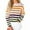Army Green, variant on Amidoa Striped Sweaters for Women Long Sleeve Light Green Pullover Fall Cute Sweaters Women's Cardigans L