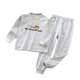 thumbnail image 1 of Odeerbi 2-8 Años Niños Niñas Pijama de Algodón Conjuntos Tops de Manga Larga A Rayas Pantalones de Pata Ancha Conjunto de Dos Piezas, 1 of 3