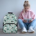 thumbnail image 2 of Yuyamidu Fish Camo Kids Backpack for Girls 10-12 Kids Backpacks Large Capacity Book Bags for Primary School Kids Portable Student Book Bags, Green, 2 of 7