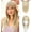 613#, variant on Hair Toppers for Women Real Human Hair 12inch HairToppers for women With Bangs   Scalp Big BaseCover Thinning or Loss Top Pieces Wiglets (613#, 12 Inch)