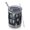 Dark Blue Daisy, variant on 12oz Tumblers Dark Blue Daisy Flower Pattern Vacuum Insulated Stainless Steel Travel Tumbler Cups Mug with Lid and Straw for Beer,Coffee,Beverages with Cleaning Brush for Cold & Hot Drinks