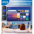 thumbnail image 3 of Remote Control Replacement for All Roku TV, for ROKU TCL TV/Hisense/Onn/Sharp/Element/Philips/Insignia/Jvc/RCA Smart Roku TVs (Not for Stick and Box), 3 of 11