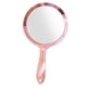 thumbnail image 1 of Seitruly Espejo de aumento de maquillaje de cristal para mujer, espejos cosméticos redondos de repuesto para dormitorio con mango de doble cara portátil Pinceles de maquillaje y herramientas Rosado Seitruly BFH000395-02, 1 of 1