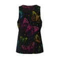 thumbnail image 5 of Gaeub Butterfly Men's Athletic Tank Top, Workout Sleeveless Shirts, Running Tank Tops for Gym, Running, Training -, 5 of 9