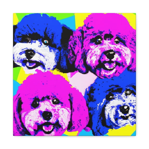 The Royal Bichon Frise - Canvas