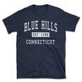 thumbnail image 1 of Blue Hills Connecticut Classic Established Men's Cotton T-Shirt, 1 of 1