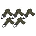 thumbnail image 3 of Hebilla de almacenamiento de cuerda de escalada, 5 piezas/juego, guante multiusos, hebilla colgante para guantes ajustable, hebilla colgante para guantes, acabado de lujo, 3 of 12