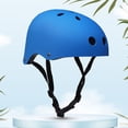 thumbnail image 1 of Deporte Casco de bicicleta ajustable para niños, casco de patinaje sobre ruedas (azul claro), 1 of 8