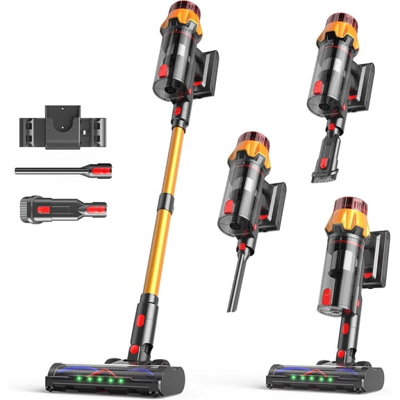 Cordless Vacuum Cleaner, Powerful Stick for Carpet and Hard Floors