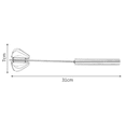 thumbnail image 2 of Batidor de huevos, batidor manual de acero inoxidable para batir huevos, batir y revolver líquidos, 2 of 5