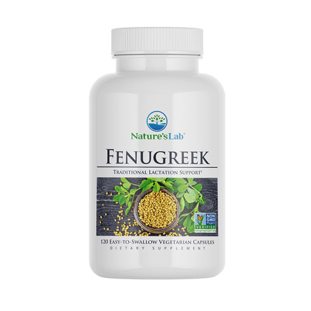 Nature's Lab Fenugreek - Traditional Lactation Support* - 120 Capsules
