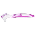 thumbnail image 4 of Denture Brush, False Teeth Cleaning Brush Double Sided Prolong Denture Long Time Protective  For False Teeth Cleaning, 4 of 8