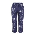 thumbnail image 4 of WILLBEST Pantalones Casuales para Mujer con Estampado de Patrón, Cintura Elástica, Ligeros, Transpirables, de Lino, Cómodos y elegantes para Uso Diario. Mediana, 4 of 5