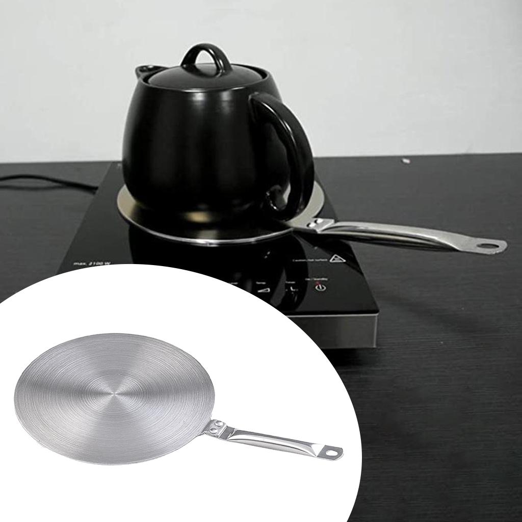 Adaptateur Plaque Induction ROSSETTO – Disque 19 Cm En Inox Et Aluminium – Pour Utiliser Vos Anciennes Casseroles Sur L'induction