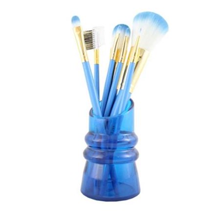 Jacki Design Cosmopolitan 7-piece Makeup Brush and Holder Set