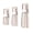 White, variant on fuxzkrlz 3 Pcs Mini Spray Bottles 30ML + 60ML + 100ML Fine Mist Water Spray Bottle Leak Proof Refillable Travel Bottle for Toners Face Hair Mist