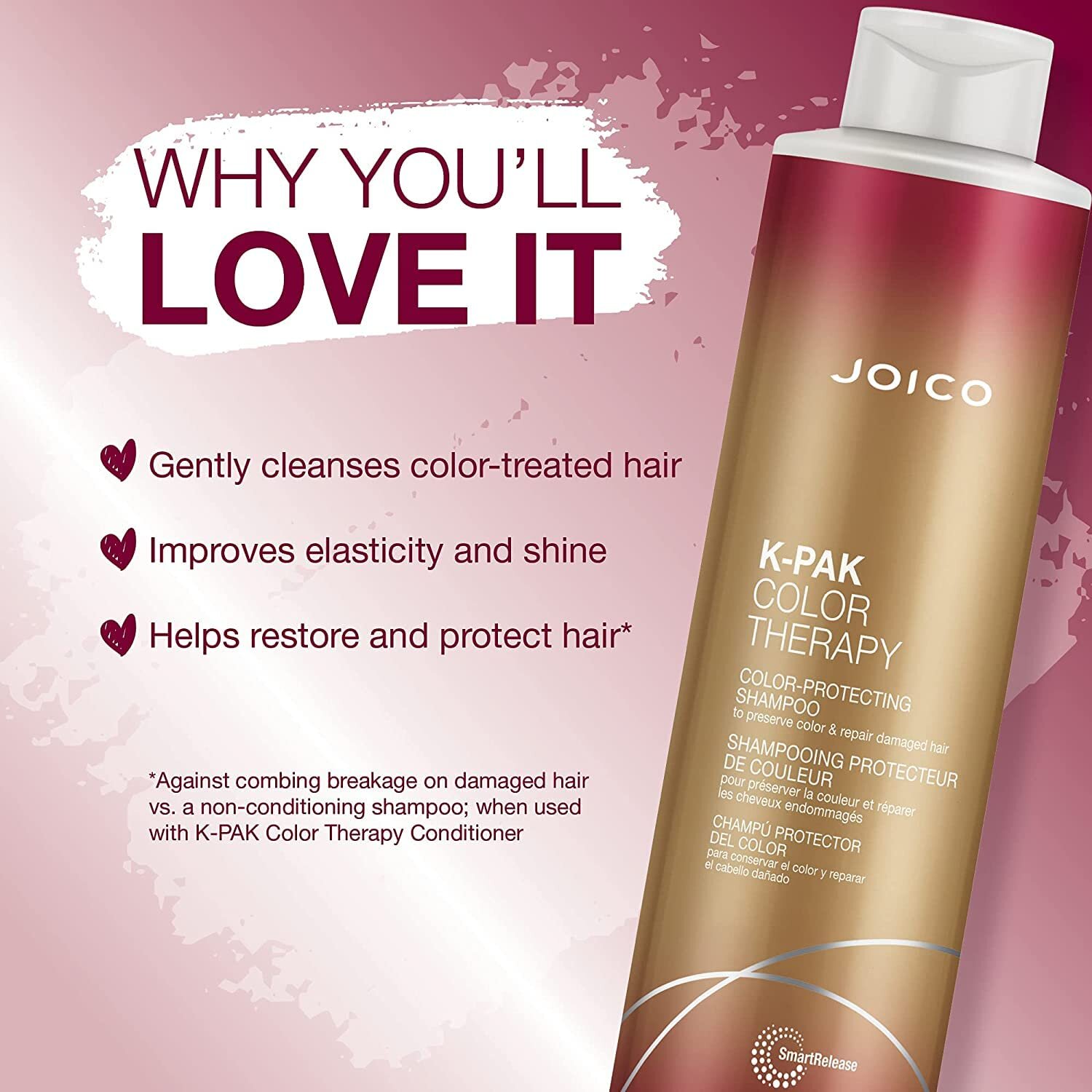 K-Pak Color Therapy kit by Joico for Unisex - 2 Pc Kit 33.8 oz Shampoo, 33.8 oz Conditioner - image 3 of 6