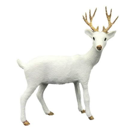 

TOYMYTOY 1PC Simulation Deer Toys Mini Deer Model Desktop Decoration Deer Model