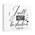 thumbnail image 4 of Scripture Walls Psalm 16:8 I Will Not Bible Verse Canvas Christian Wall Art Ready to Hang Unframed, 4 of 12