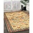 thumbnail image 2 of Ahgly Company Indoor Rectangle Traditional Chrome Gold Yellow Persian Area Rugs, 5' x 8', 2 of 6