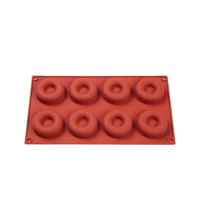 Wosthever Moldes de silicona para pasteles, antiadherente, reutilizable, 8 rejillas, Adorable horno resistente al calor, gelatinas de Chocolate, Herramientas y accesorios para hornear